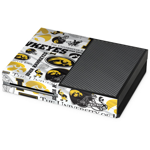 University of Iowa Hawkeyes Pattern Xbox One Console Skin