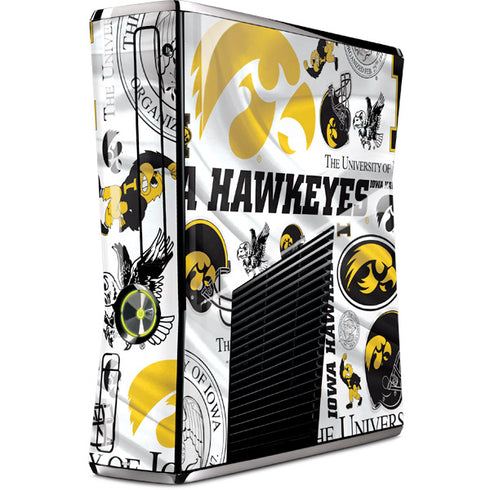 University of Iowa Hawkeyes Pattern Xbox 360 Slim (2010) Skin