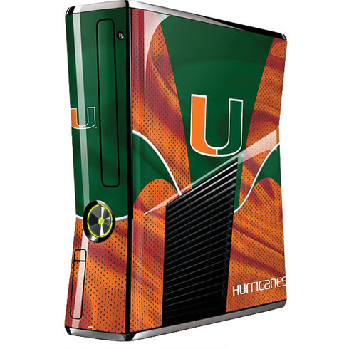 University of Miami Hurricanes Jersey Xbox 360 Slim (2010) Skin