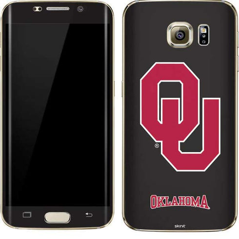 University of Oklahoma Sooners Black Galaxy S7 Edge Skin