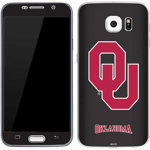 University of Oklahoma Sooners Black Galaxy S7 Skin