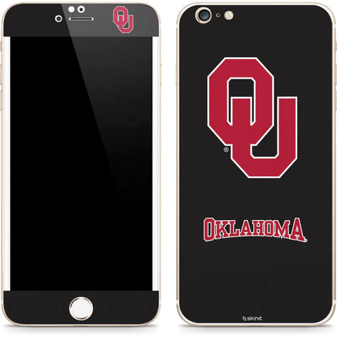 University of Oklahoma Sooners Black iPhone 6/6s Plus Skin