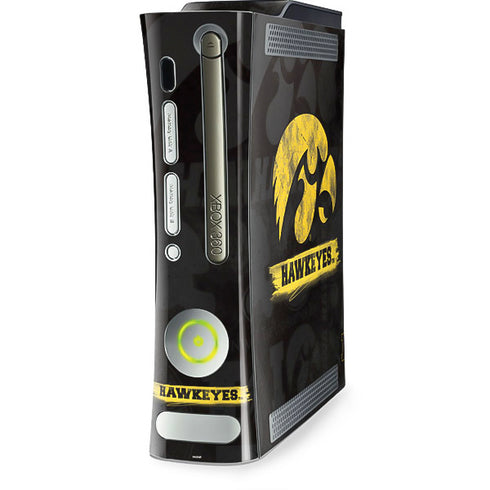 University of Iowa Hawkeyes Distressed Logo Xbox 360 (Includes HDD) Skin