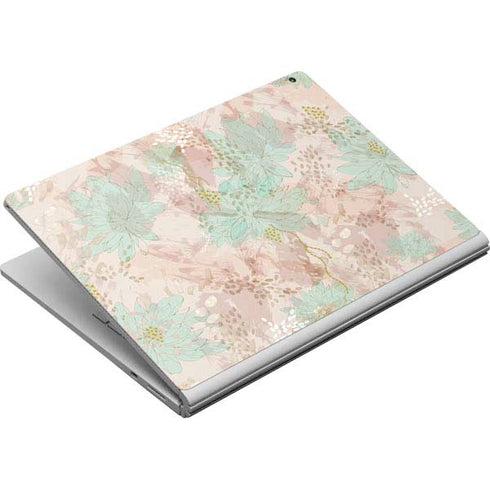 Floral Shadows Surface Book Skin