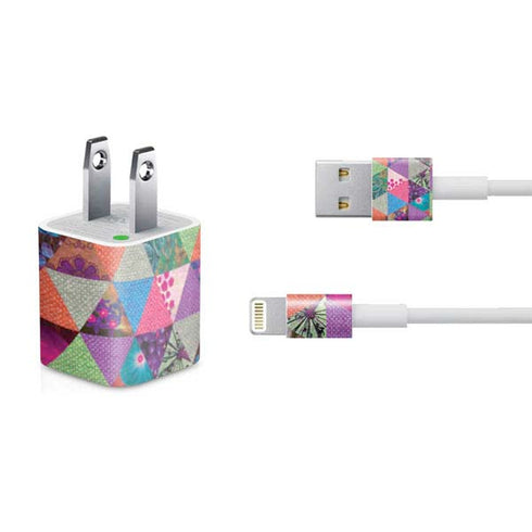 Quilted Spring iPhone Charger (5W USB) Skin