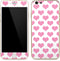 Plush Pink Hearts iPhone 6/6s Skin