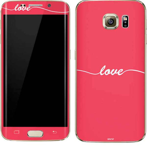 Love Banner Galaxy S7 Edge Skin