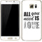 All You Need Is Love BW Galaxy S7 Edge Skin