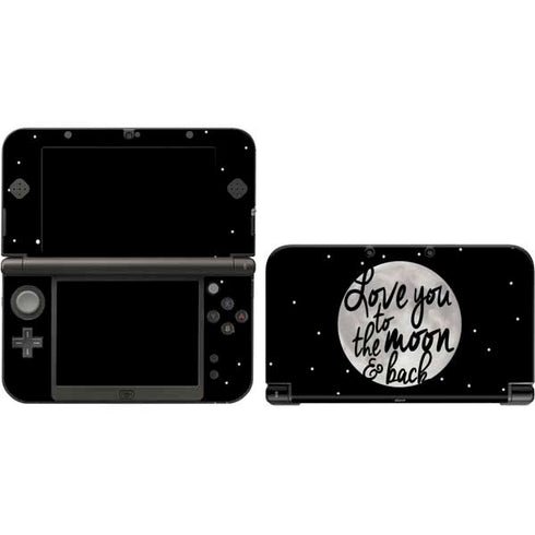 To The Moon And Back BW 3DS XL 2015 Skin