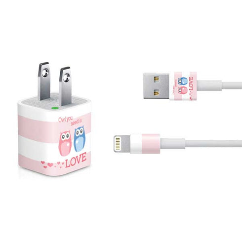 Owl Is All You Need iPhone Charger (5W USB) Skin