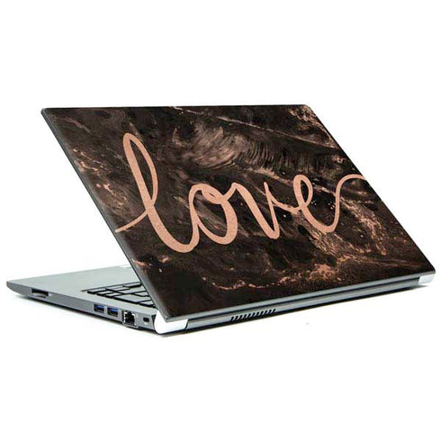 Love Rose Gold Black Portege Z30t/Z30t-A Skin