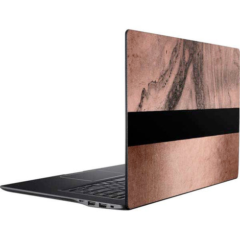 Rose Gold and Black Marble Ativ Book 9 (15.6in 2014) Skin