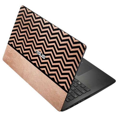 Rose Gold Chevron Split Asus X502CA 15.6 Skin