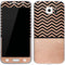 Rose Gold Chevron Split Galaxy S7 Skin