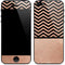 Rose Gold Chevron Split iPhone 5/5s/5SE Skin