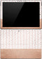 Rose Gold Herringbone Surface Pro 4 Skin