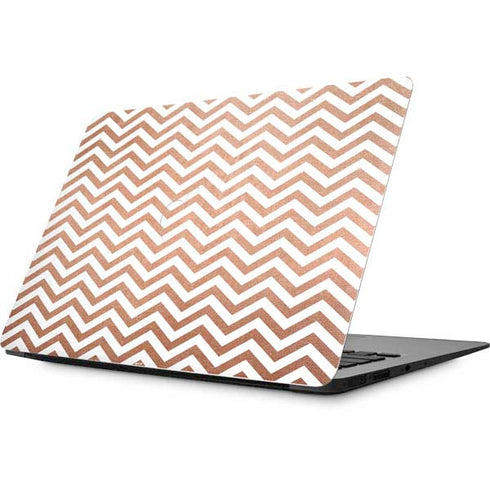 Rose Gold Chevron Apple MacBook Skin