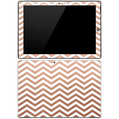 Rose Gold Chevron Surface Pro 3 Skin