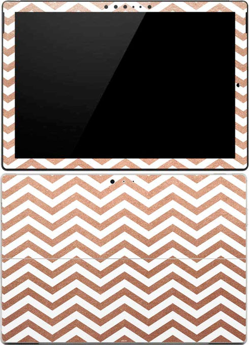 Rose Gold Chevron Surface Pro 4 Skin