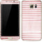 Pink and White Stripes Galaxy S7 Edge Skin
