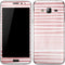 Pink and White Stripes Galaxy J3 Skin