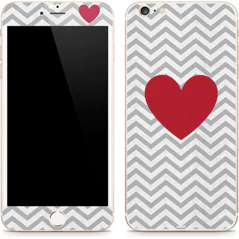 Chevron Heart iPhone 6/6s Plus Skin