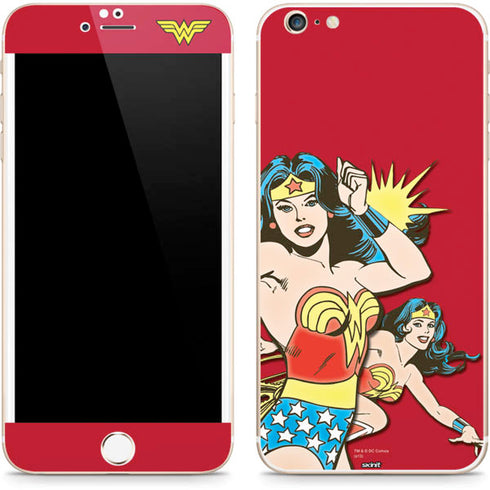 DC Comics Wonder Woman Vintage Action pose iPhone 6/6s Plus Skin
