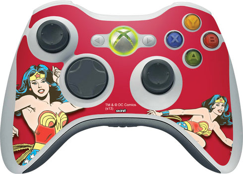 DC Comics Wonder Woman Vintage Action pose Xbox 360 Wireless Controller Skin