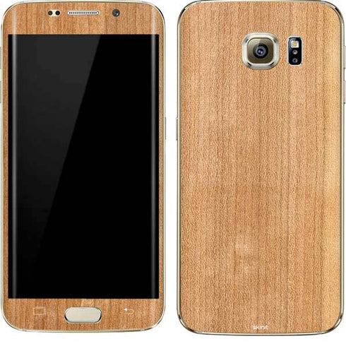 Natural Wood Galaxy S7 Edge Skin