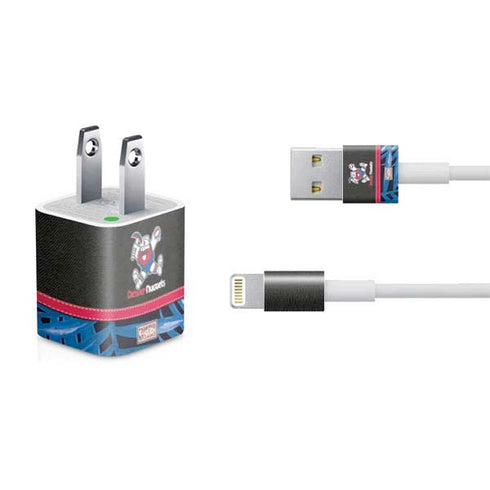 NBA Denver Nuggets Retro Palms iPhone Charger (5W USB) Skin