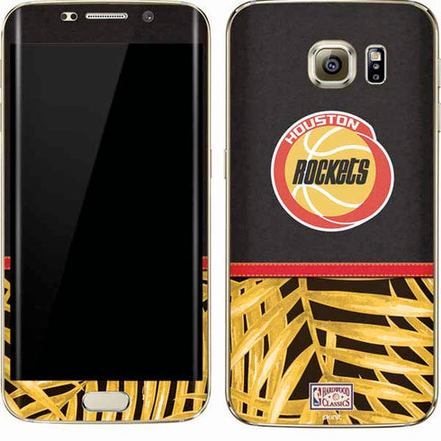 NBA Houston Rockets Retro Palms Galaxy S7 Edge Skin