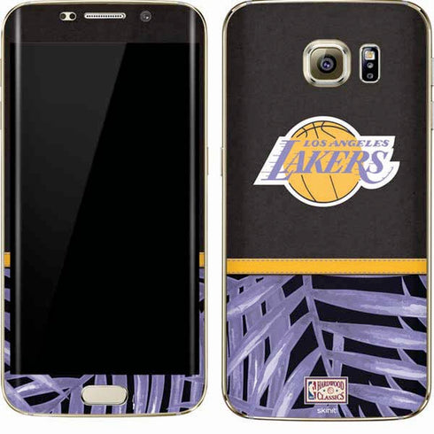 NBA Los Angeles Lakers Retro Palms Galaxy S7 Edge Skin