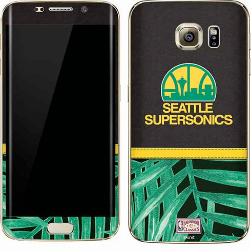NBA Seattle SuperSonics Retro Palms Galaxy S7 Edge Skin