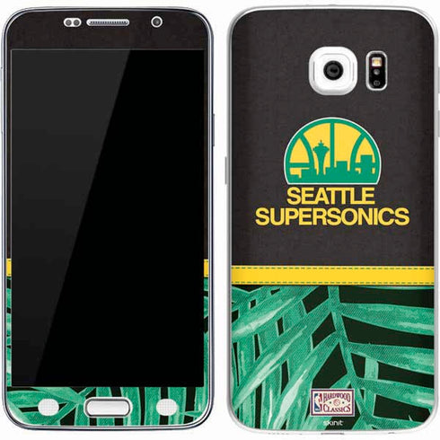 NBA Seattle SuperSonics Retro Palms Galaxy S7 Skin