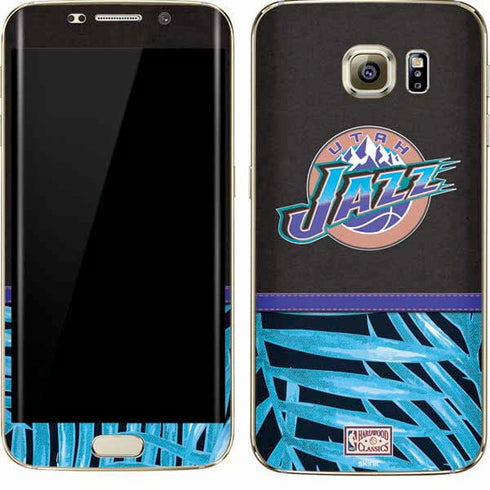 NBA Utah Jazz Retro Palms Galaxy S7 Edge Skin