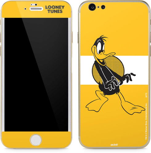 Looney Tunes Daffy Duck Yellow Stripes iPhone 6/6s Skin