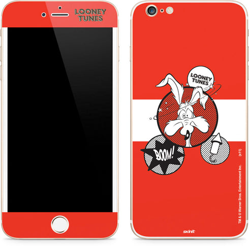 Looney Tunes Wile E Coyote Red Stripes iPhone 6/6s Plus Skin