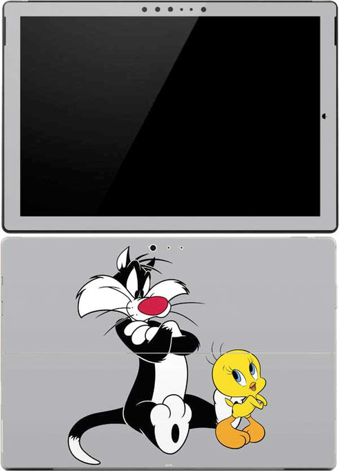 Looney Tunes Sylvester Tweety Bird Crossed Arms Surface Pro 4 Skin