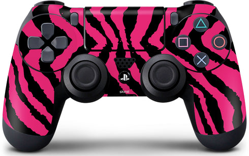 Retro Zebra PS4 Controller Skin