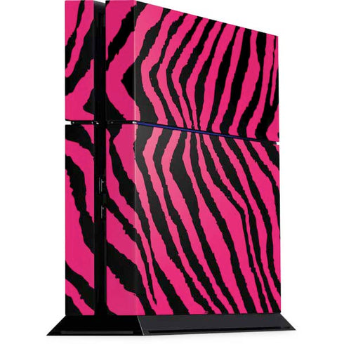 Retro Zebra PS4 Console Skin