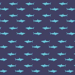 Shark Print Nintendo 2DS XL (2017) Skin