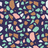 Midnight Terrazzo iPhone 8 Folio Case