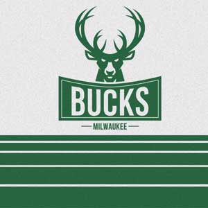 NBA Milwaukee Bucks Static Bose QuietComfort 35 II Headphones Skin