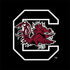 University of South Carolina Gamecocks Logo Black iPhone XS Clear Case
