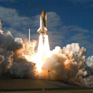 Space Shuttle Atlantis Liftoff Nintendo 2DS XL (2017) Skin