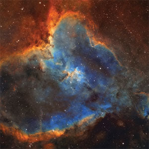 IC 1805 The Heart Nebula in Cassiopeia Xbox Adaptive Controller Skin
