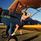 1940s Pin-Up On Stearman Biplane Wii Remote Controller Skin