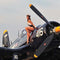 1940s Navy Pin-Up Girl On Corsair Fighter Plane Surface Laptop 2 Skin