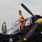 1940s Navy Pin-Up Girl On Corsair Fighter Plane Backbone One for iPhone Game Controller Skin