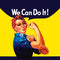 Rosie The Riveter Vintage War Poster Surface Pro 7 Skin